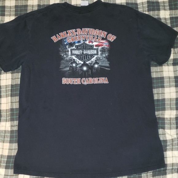Harley Davidson black tee shirt - Picture 3 of 5